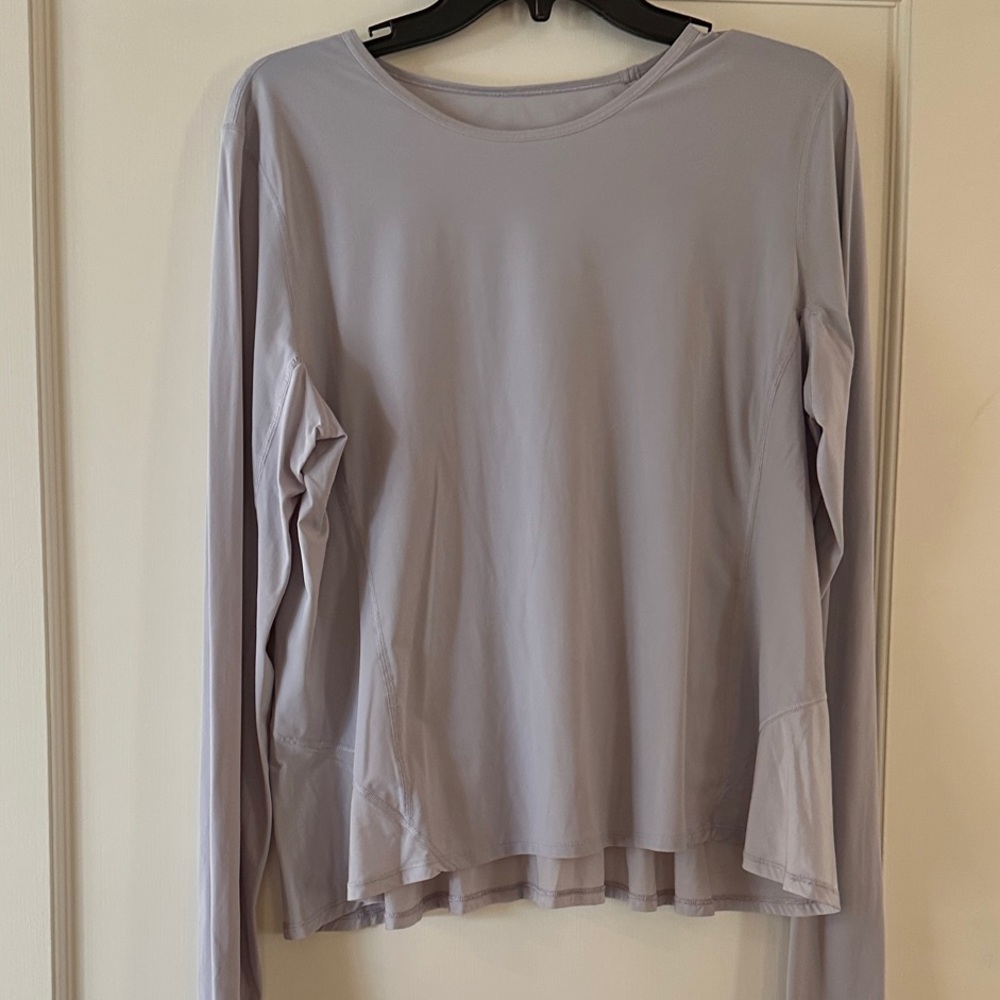 lululemon athletica Light Purple Long Sleeve Top